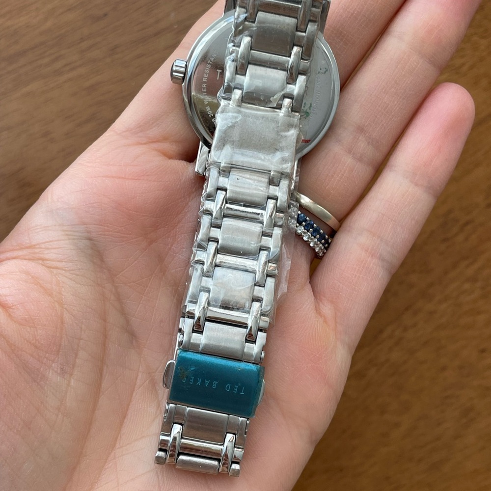 Vintage Ted Baker TE4009 Ladies Swarovski Stainless Steel Watch - Picture 2 of 3